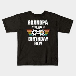 Grandpa Of The Birthday Boy Kids T-Shirt